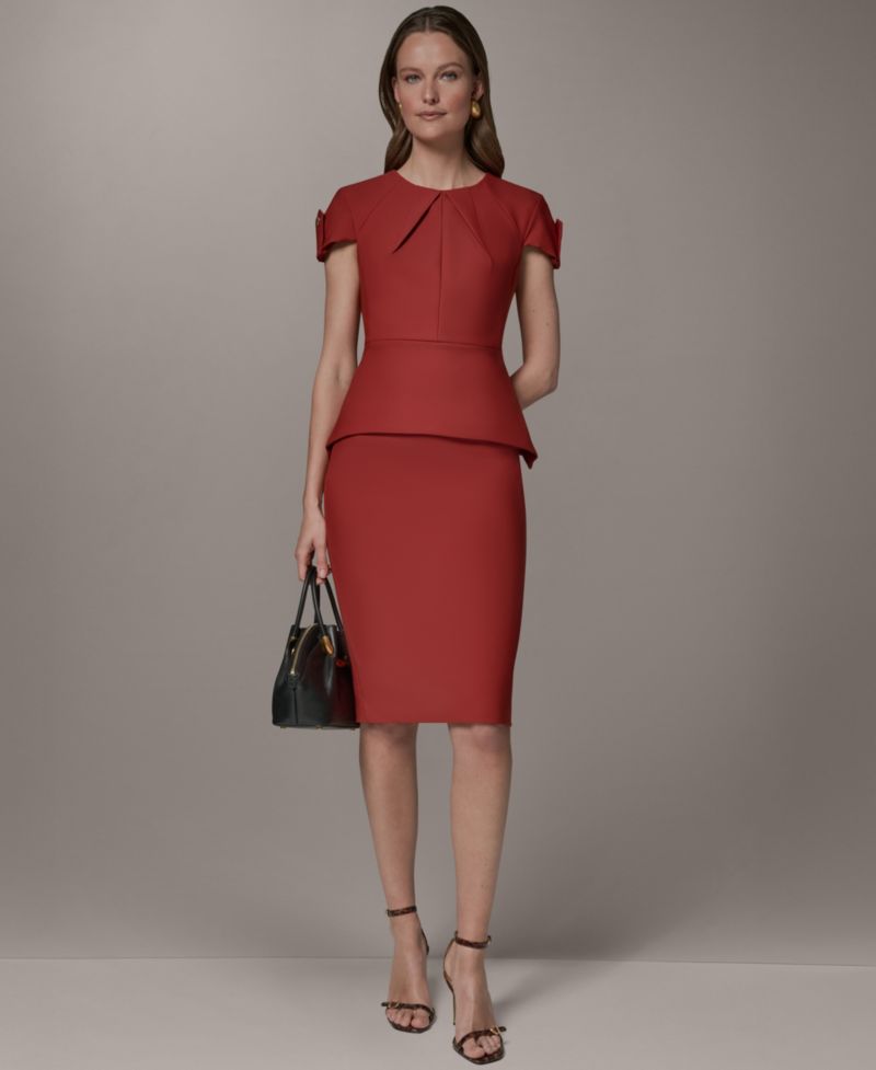 Petite Pencil Midi Skirt