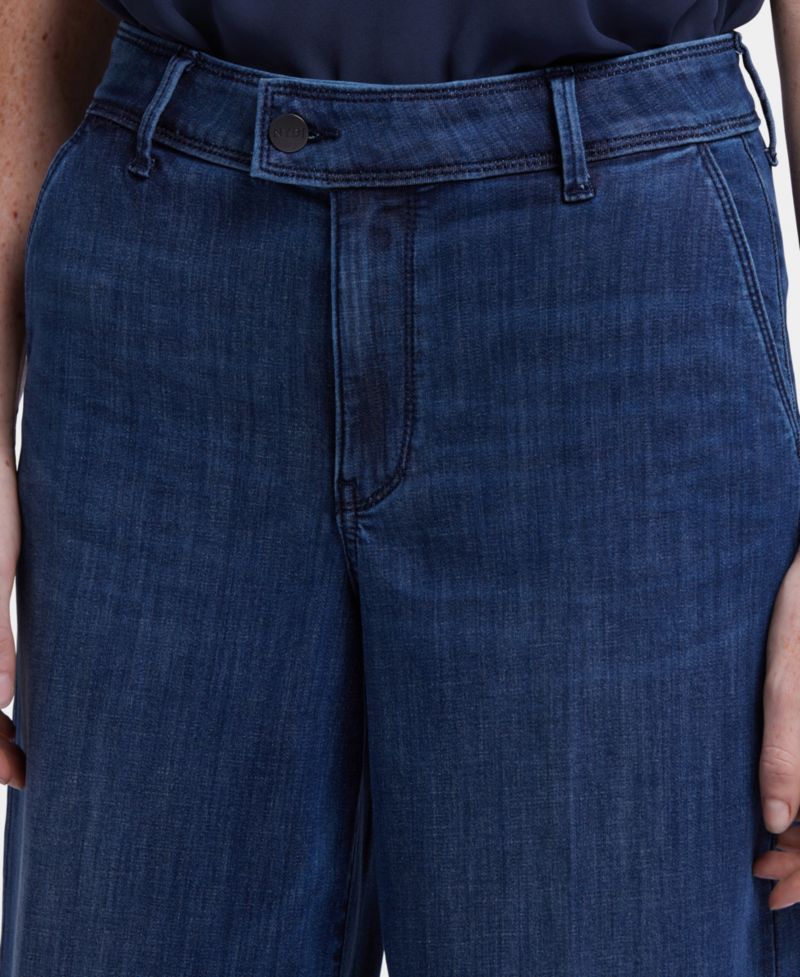 Women's Mona Wide Leg Trouser Ankle Jeans