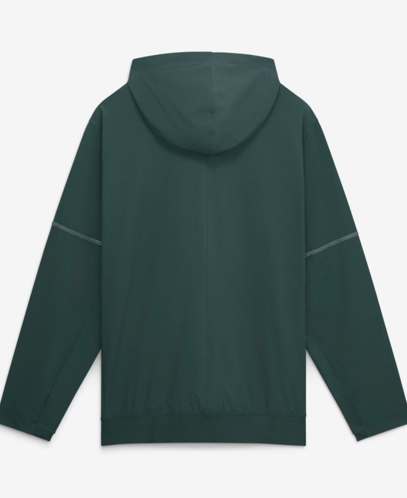 Men's Green Michigan State Spartans 2026 Sideline Anorak Half-Zip Hoodie