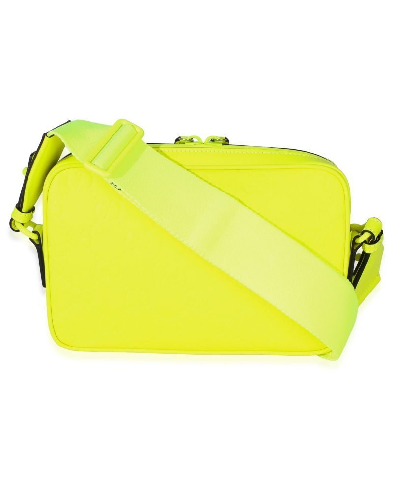 Fluorescent Yellow Rubber Effect Monogram GG Crossbody Bag