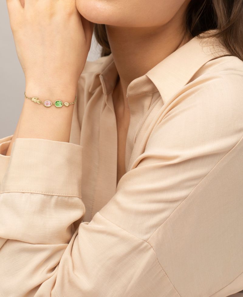 Deva Gold-Plated Stainless Steel Bracelet