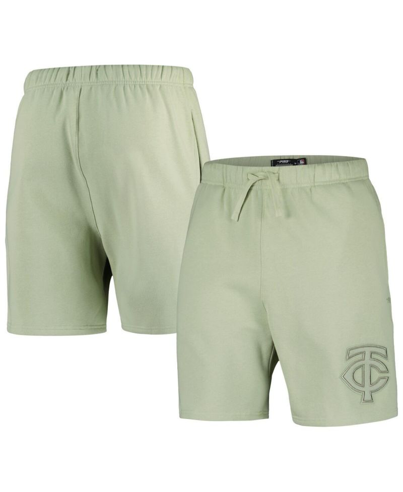 Men's Green Minnesota Twins Neutral Fleece Shorts