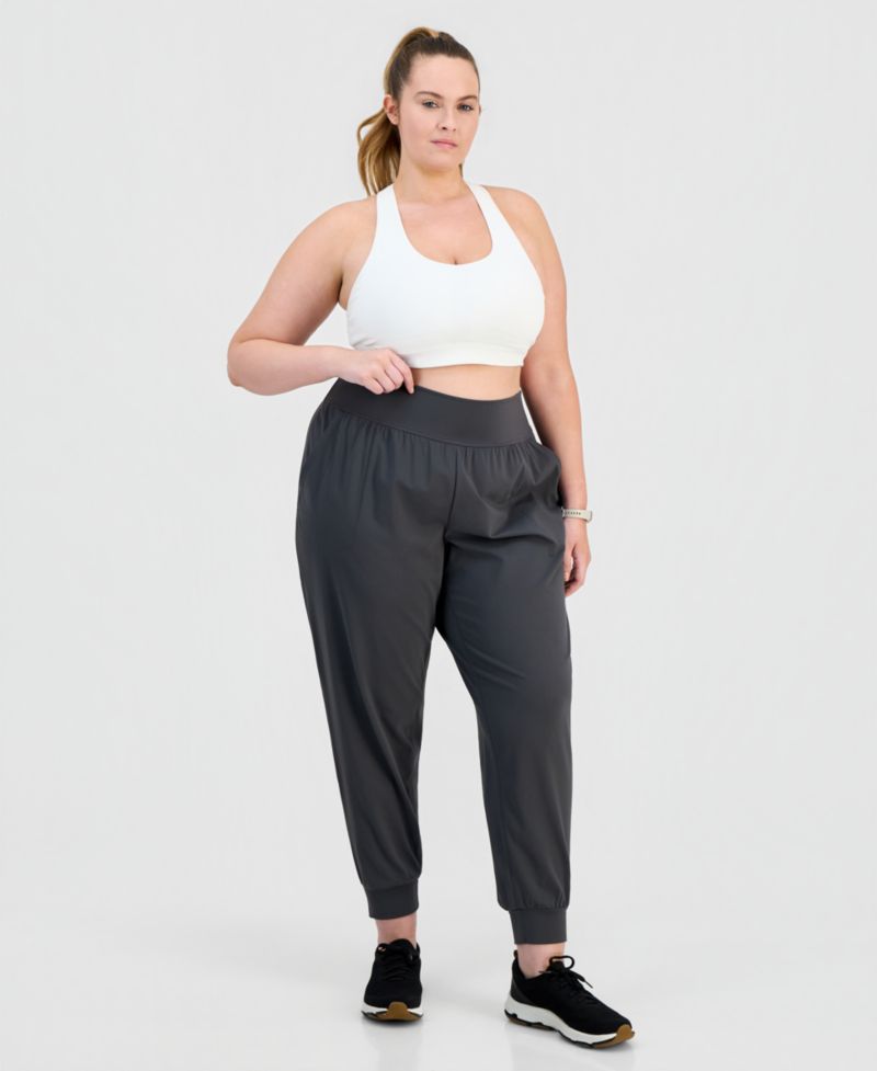 Plus Size Studio Ankle Jogger Pants