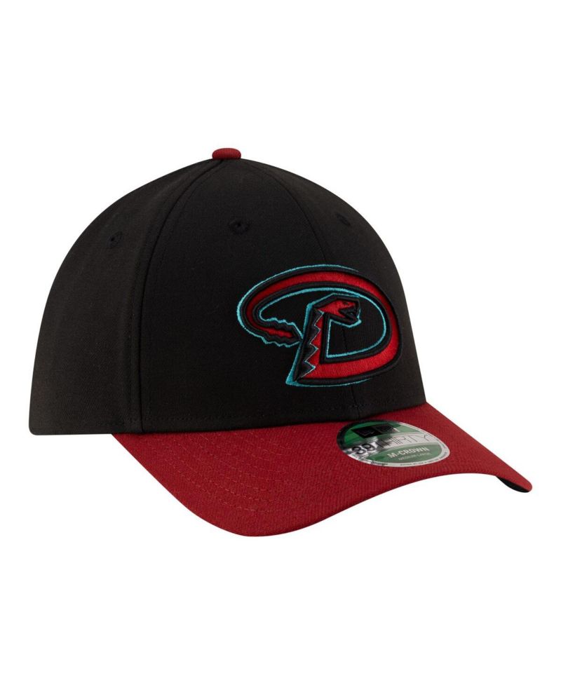Men's Black Arizona Diamondbacks Player Replica 39THIRTY M-Crown Flex Hat