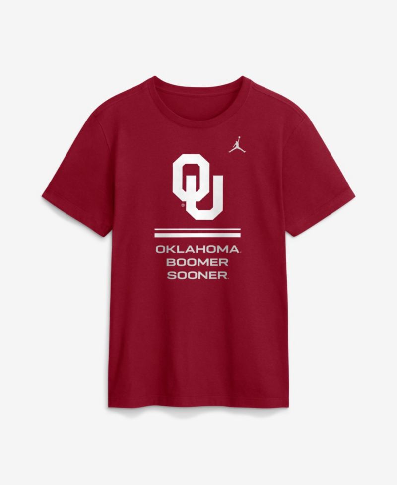 Men's Oklahoma Sooners 2026 Sideline Screen Print T-Shirt