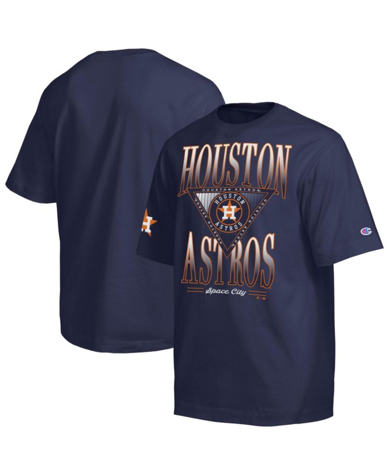 Men's Houston Astros Traditions Two Locations Drop-Shoulder T-Shirt