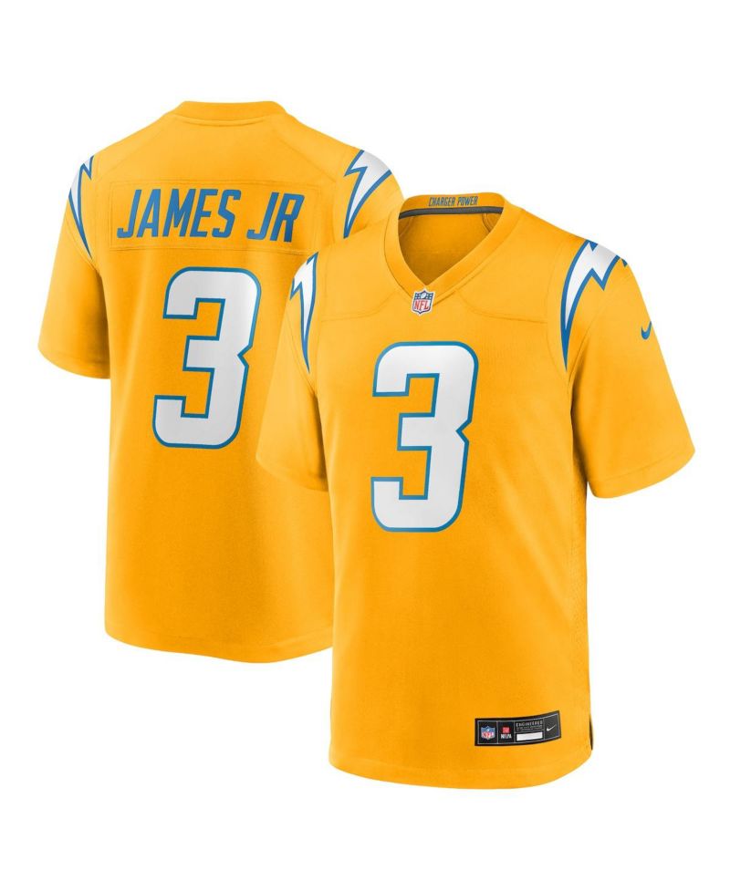 Big Boys and Girls Derwin James Jr. Gold Los Angeles Chargers Alternate Charger Power Game Player Jersey