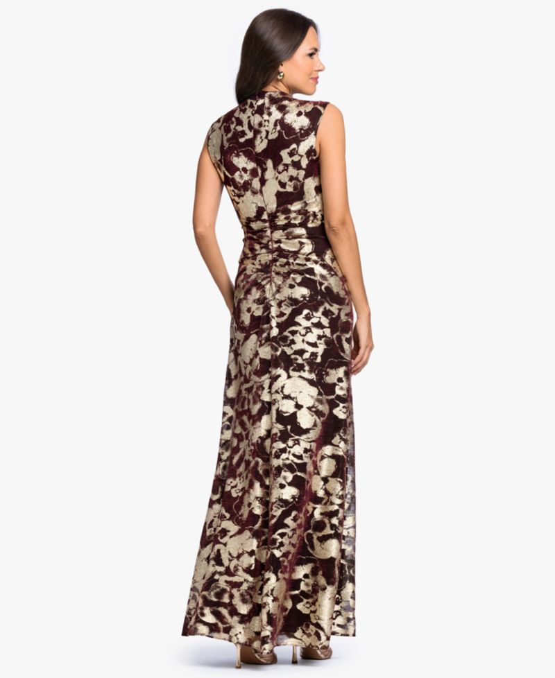 Petite Crinkle Detail Gown