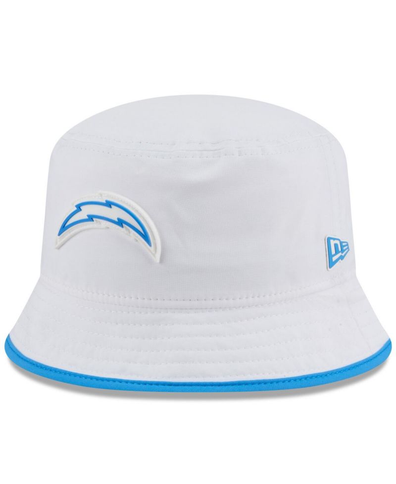Men's White Los Angeles Chargers 2025 NFL Training Camp Stretch Bucket Hat