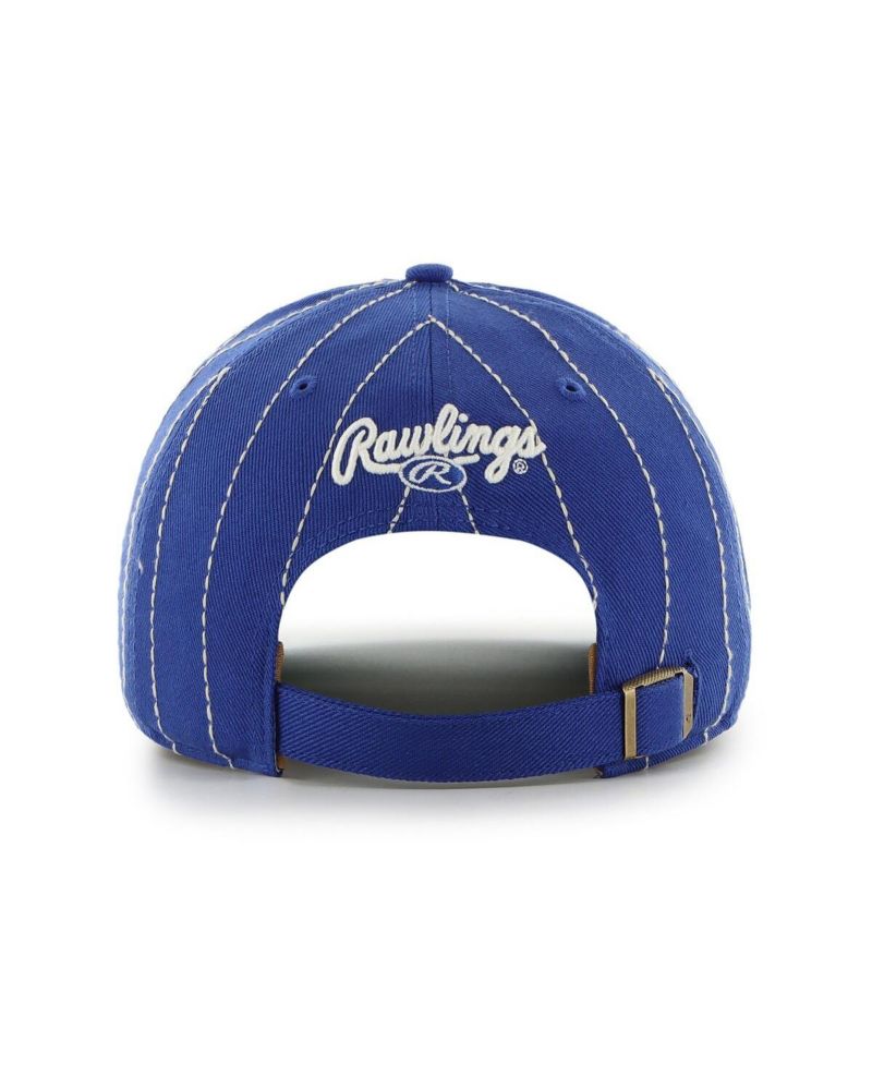 x Rawlings Men's Royal Chicago Cubs Pinstripe Hitch Adjustable Hat