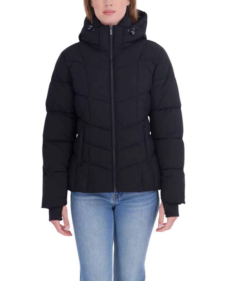 Women's Short Hooded Puffer Coat