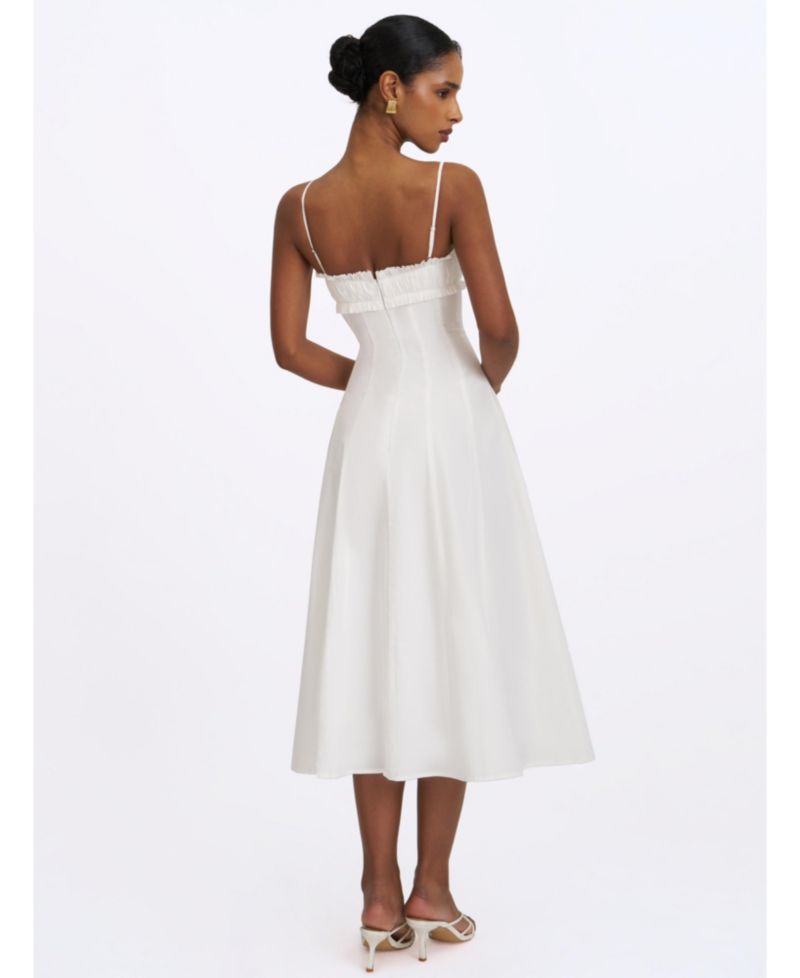 Women's Vicenta A-Line Ruched Midi Dress