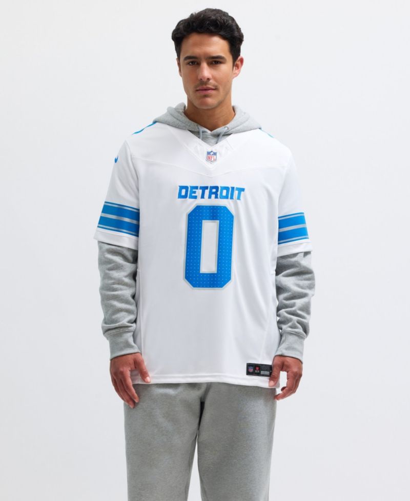 Men's Jahmyr Gibbs White Detroit Lions Vapor F.U.S.E. Limited Jersey