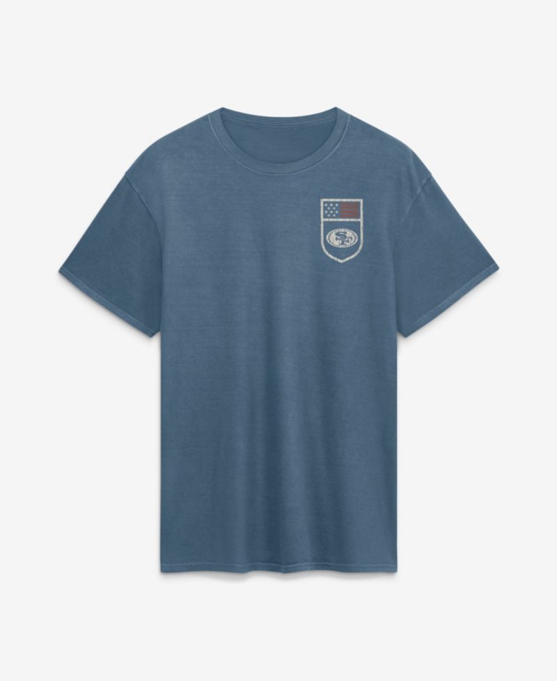 Men's Blue San Francisco 49ers Washed Americana T-Shirt