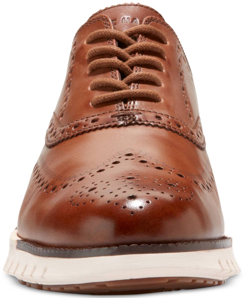 Men's ZERØGRAND Remastered Lace-Up Wingtip Oxford Shoes