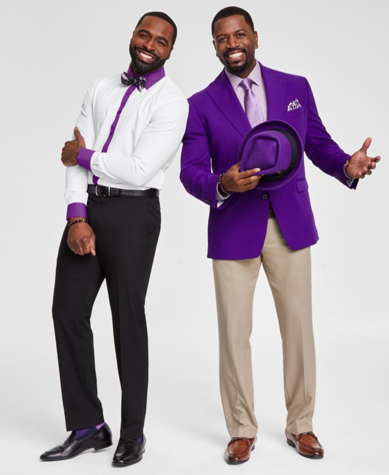 Tayion Men's Purple & Gold Career Collection - Macy's