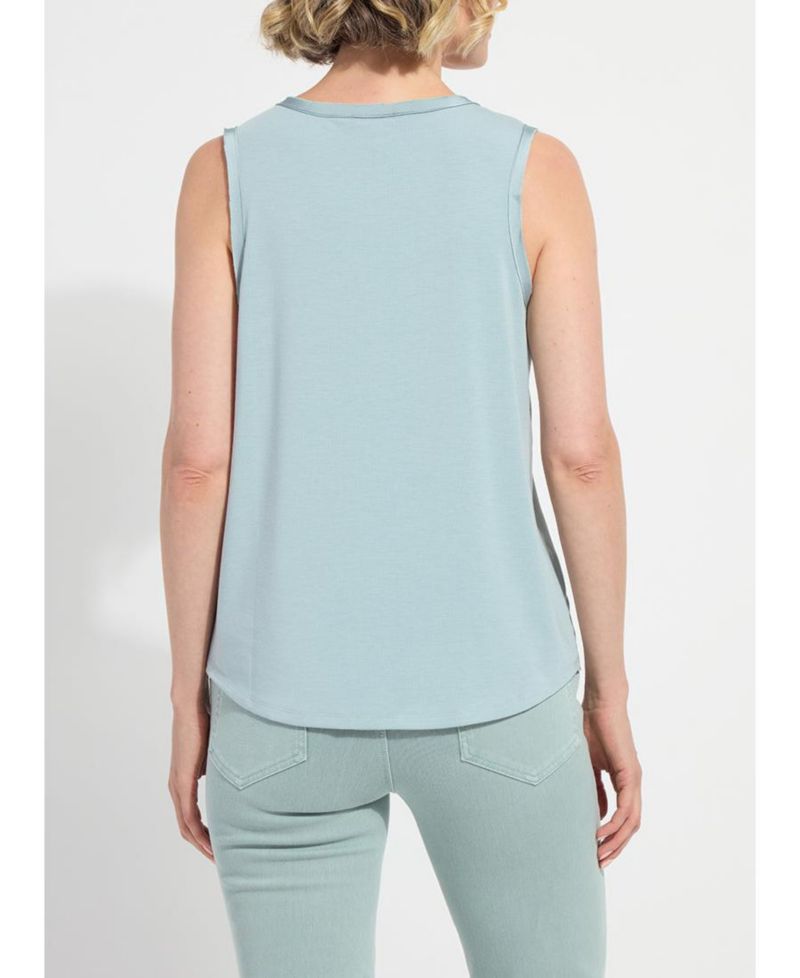 Women's Filipa Mixed Media Cropped Tank Top