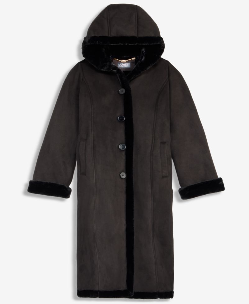 Women's Maxi Faux Shearling Coat