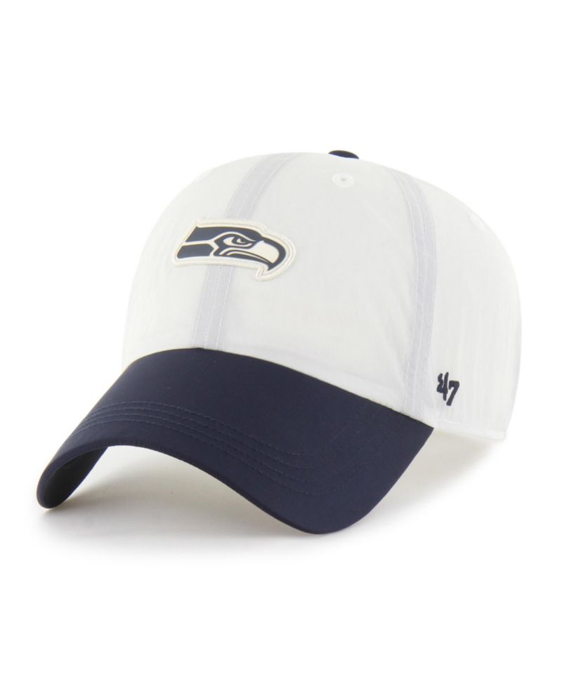 47 Brand Men's Cream Seattle Seahawks Modernia Clean Up Adjustable Hat