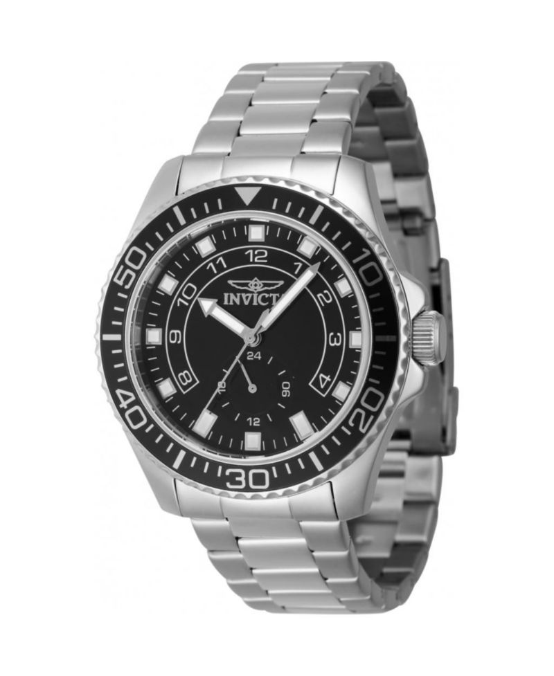 Men's 47125 Pro Diver Quartz Multifunction Black Dial Watch