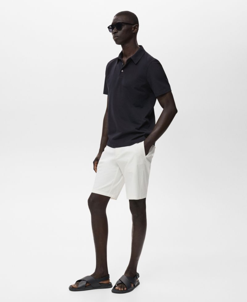 Men's Slim-Fit Cotton-Pique Polo Shirt