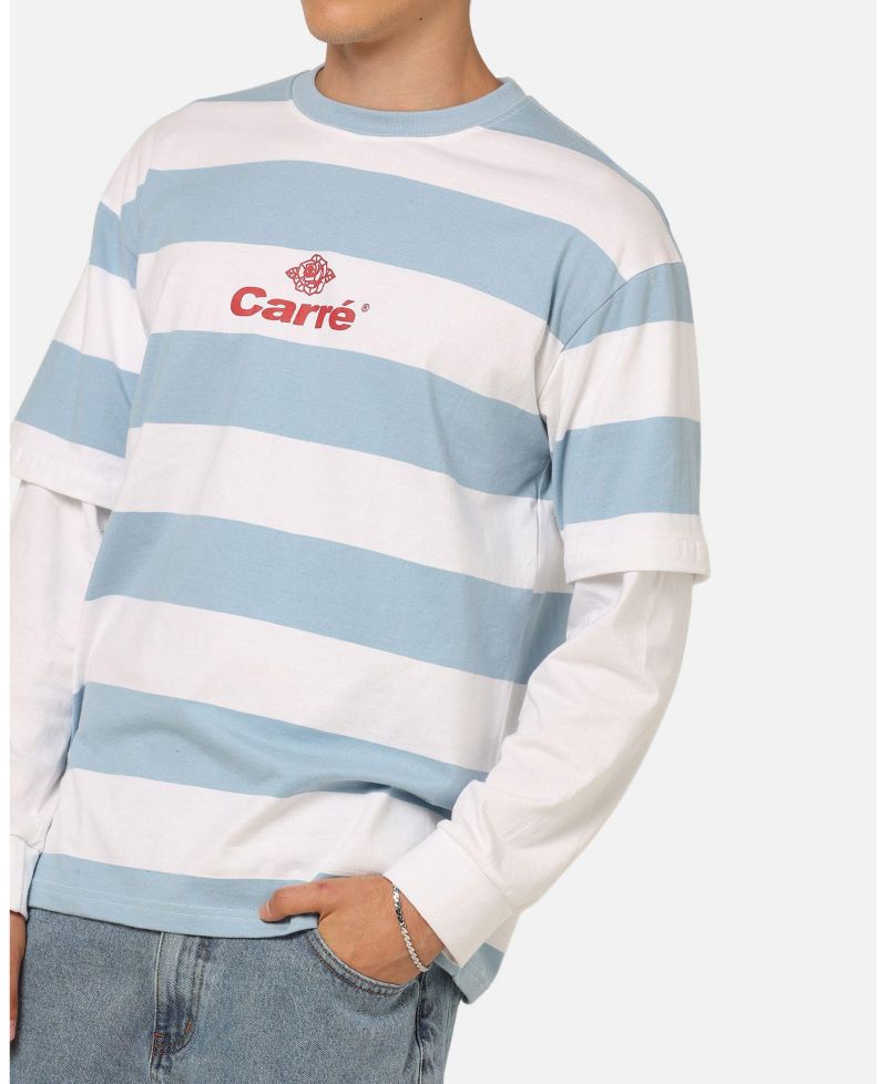 Men's Club Stripe Long Sleeve T-Shirt