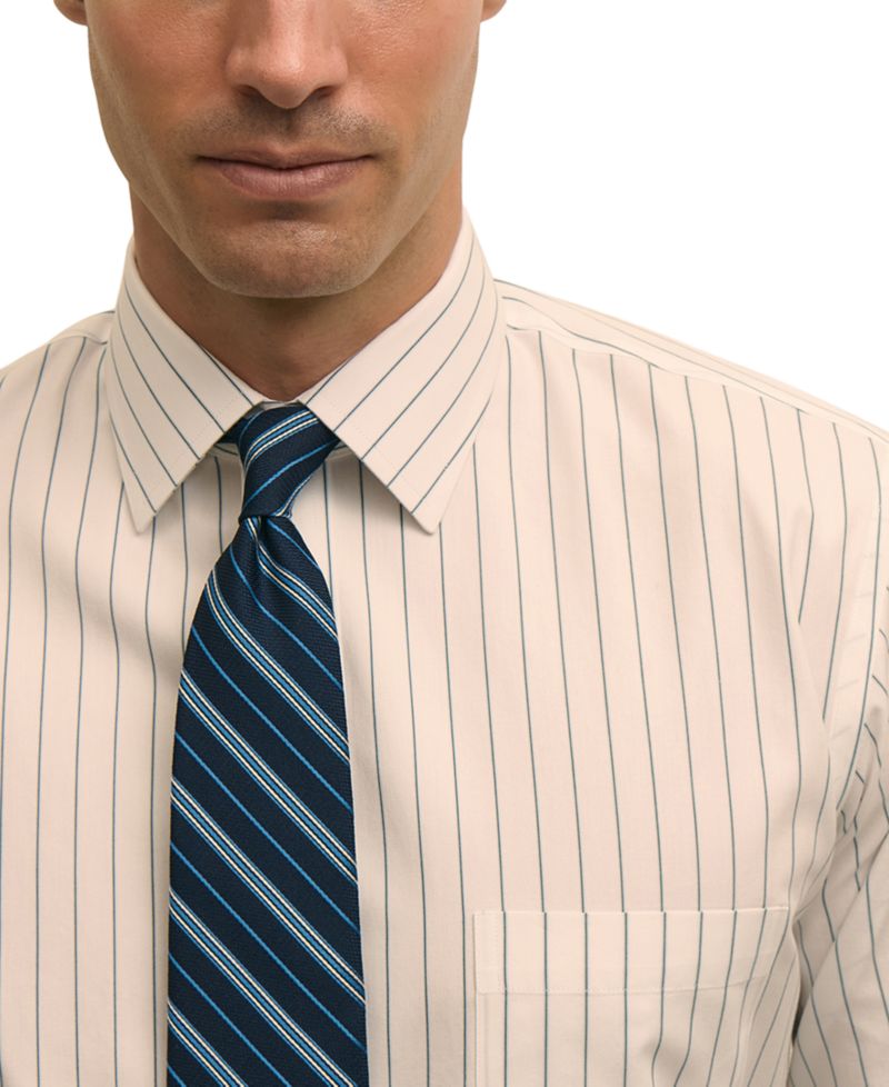 Men's Spread Collar Dress Shirt
