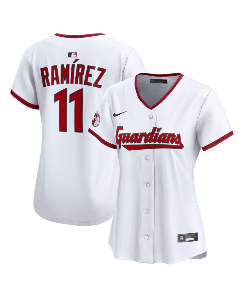 Women's Jose Ramirez White Cleveland Guardians Home Limited Player Jersey