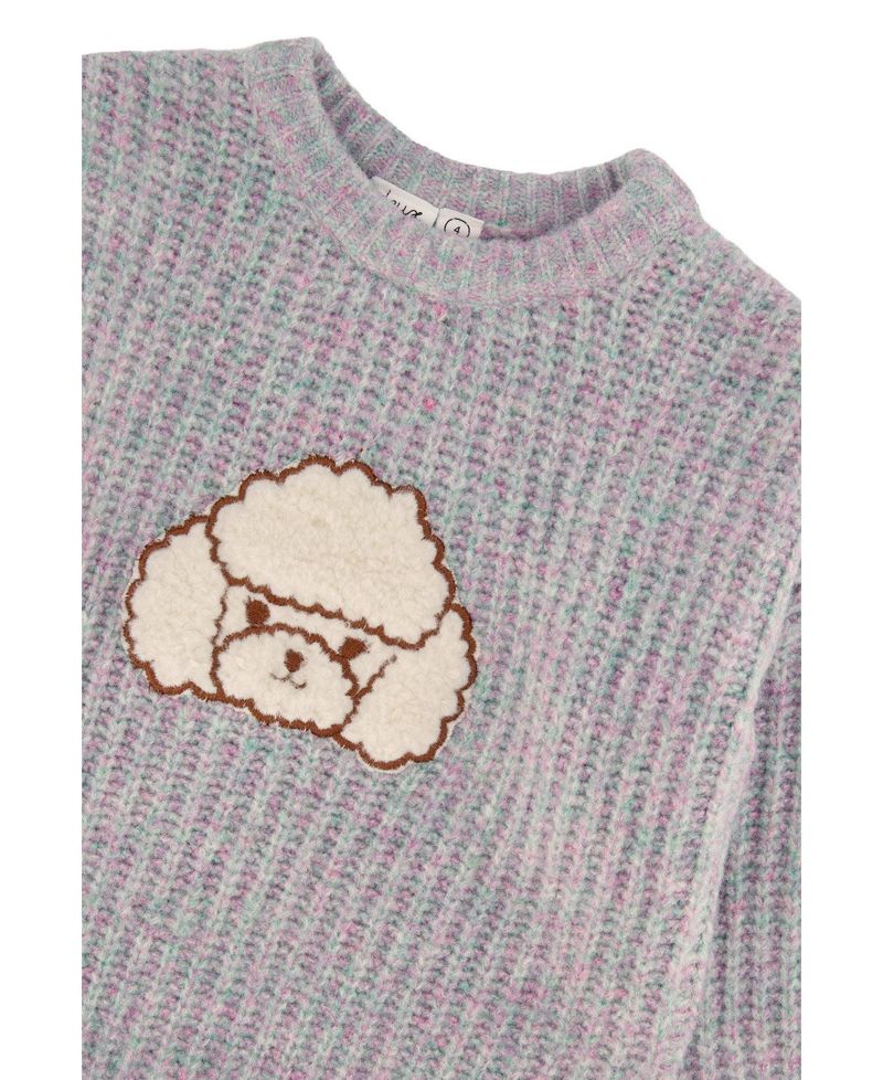 Little Girls (6-12) Poodle Sweater