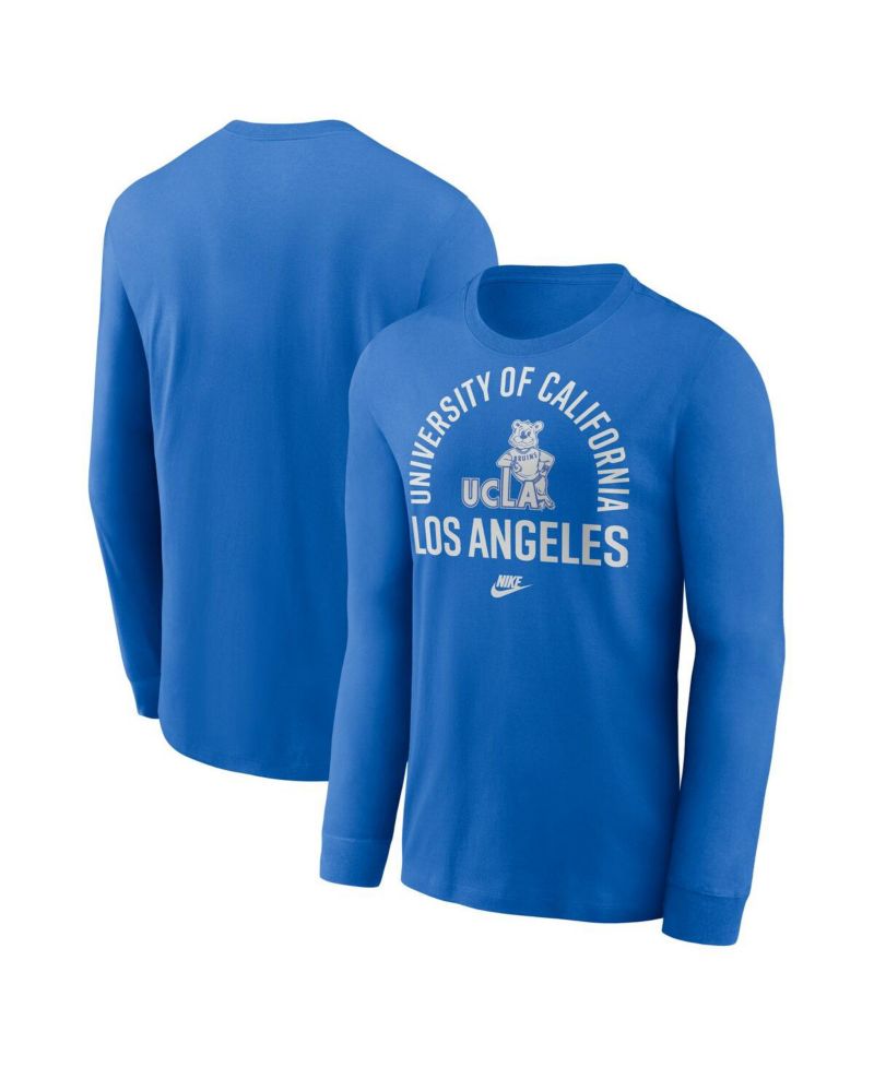 Men's Blue UCLA Bruins Legacy Arched Logo Long Sleeve T-Shirt