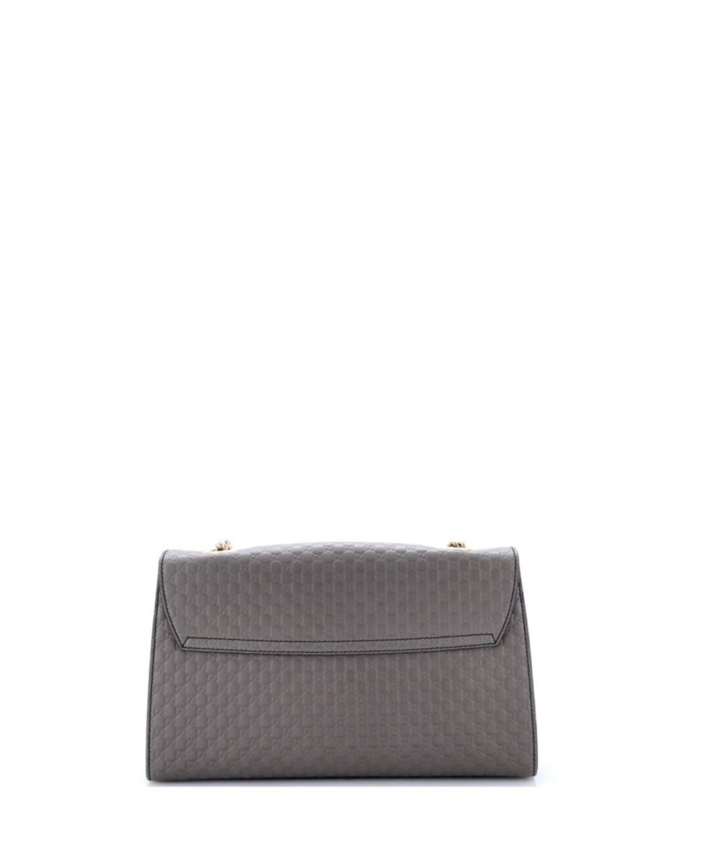 Medium Emily Chain Flap Bag Microguccissima Leather