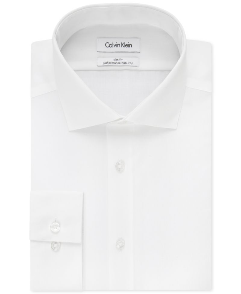 Мужская рубашка в елочку Calvin Klein, классическая и приталенная, из прочного материала