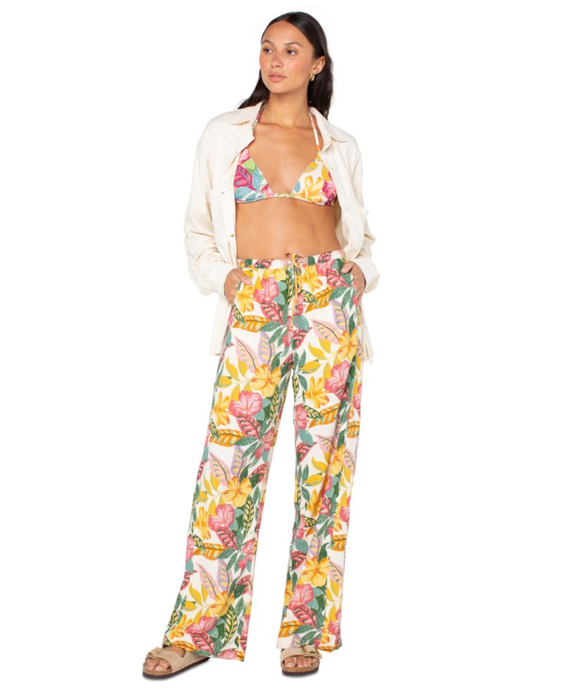 Women's So Precious Floral Drawstring-Waist Pants