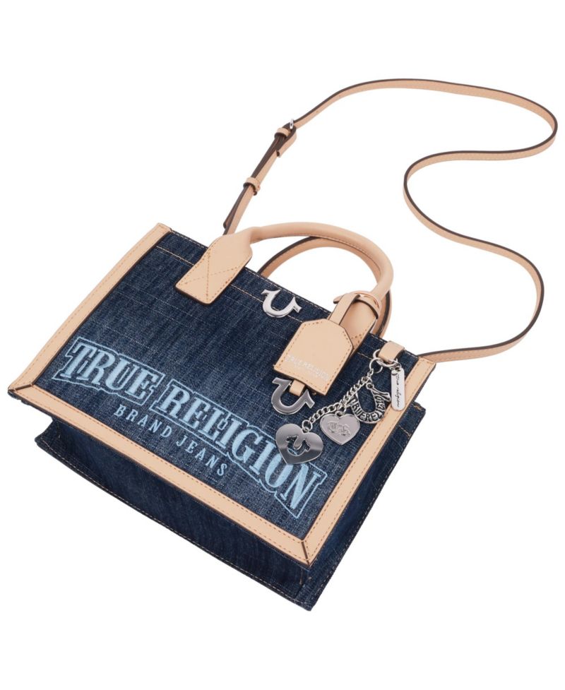 Bombe Logo Denim Tote
