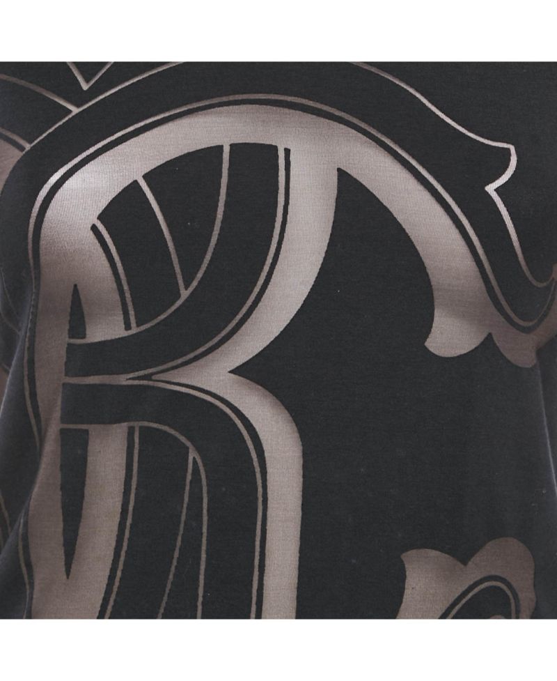 Women's Logo Print Cotton Crew Neck T-Shirt