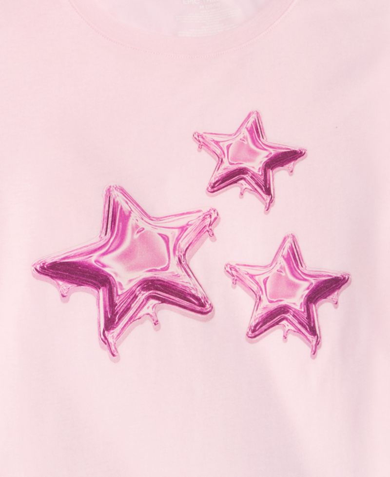 Girls' XS-XL Chrome Stars T-Shirt