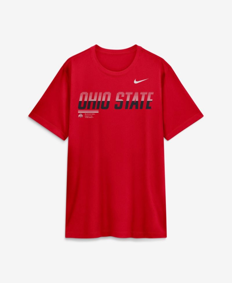 Men's Scarlet Ohio State Buckeyes Sideline Legend Dri-FIT T-Shirt