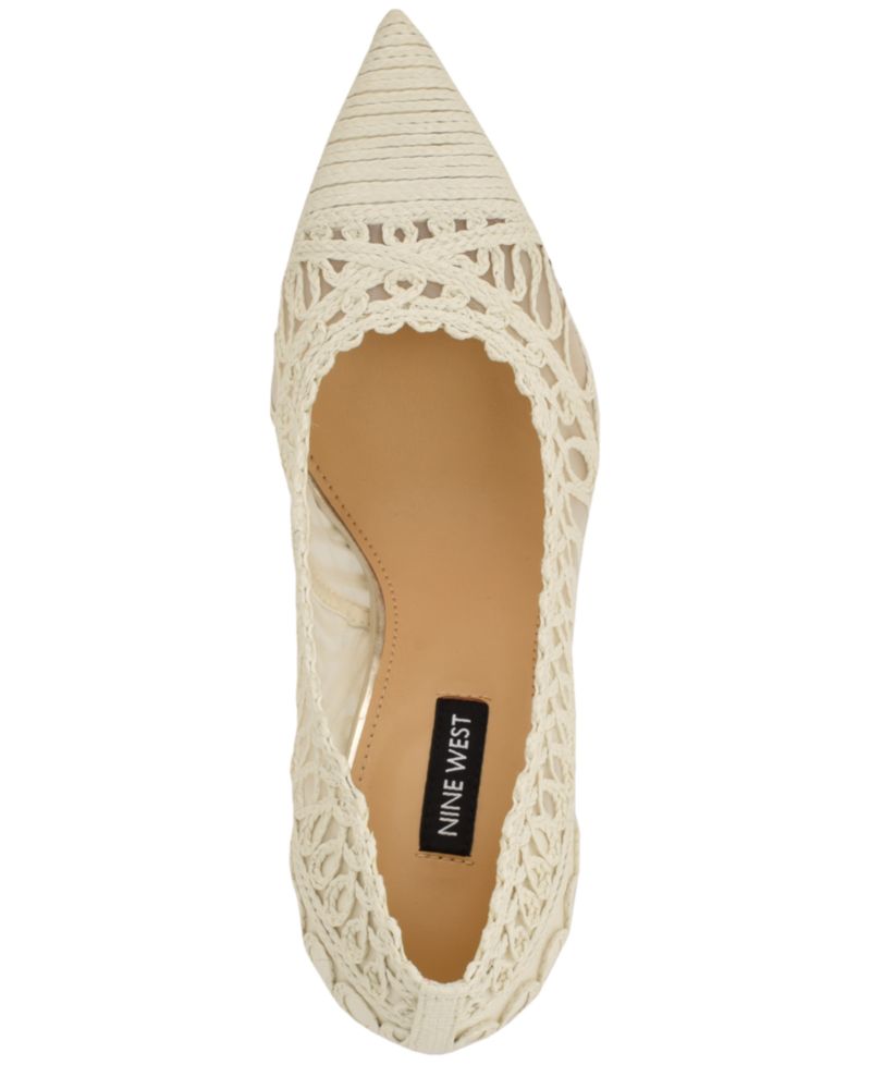 Women's Frista Woven Pointed Toe Stiletto Dress Pumps