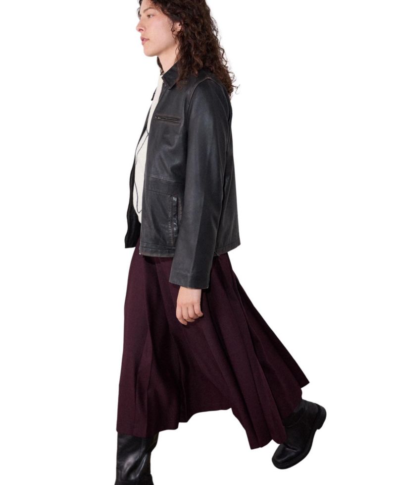 Women's Kate Burnished Leather Jacket