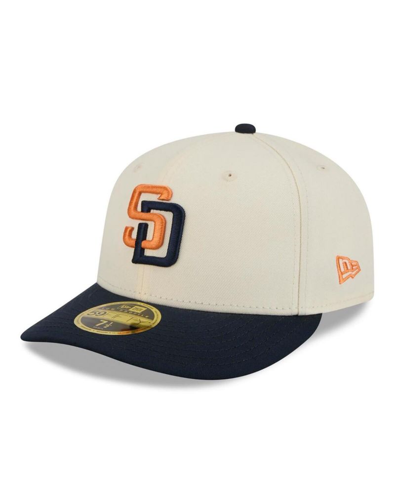 Men's Cream/Obsidian San Diego Padres 2026 City Connect Low Profile 59FIFTY Fitted Hat