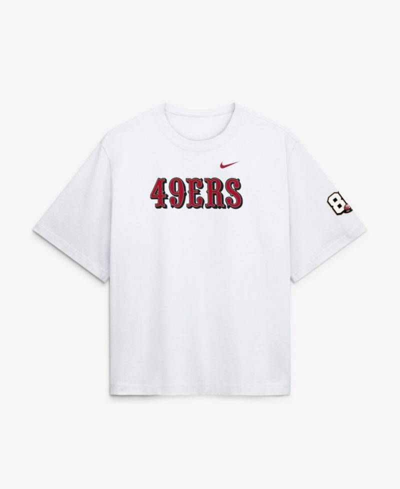 Women's San Francisco 49ers Dropped-Shoulder Boxy T-Shirt