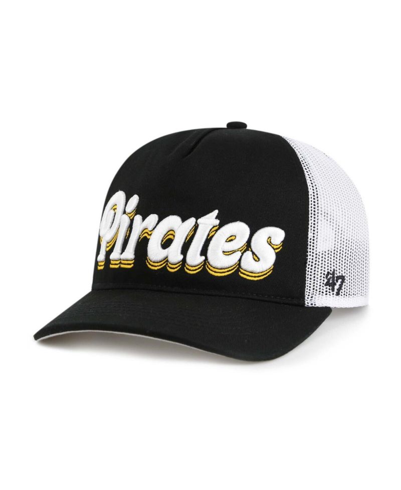 Women's Black Pittsburgh Pirates Biloxi Hitch Adjustable Hat