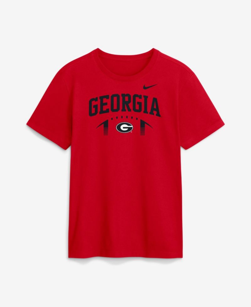 Men's Red Georgia Bulldogs Primetime Football Icon T-Shirt