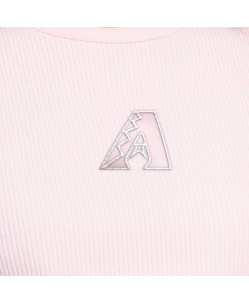 Women's Light Pink Arizona Diamondbacks Pastels Ribbed Tank Top