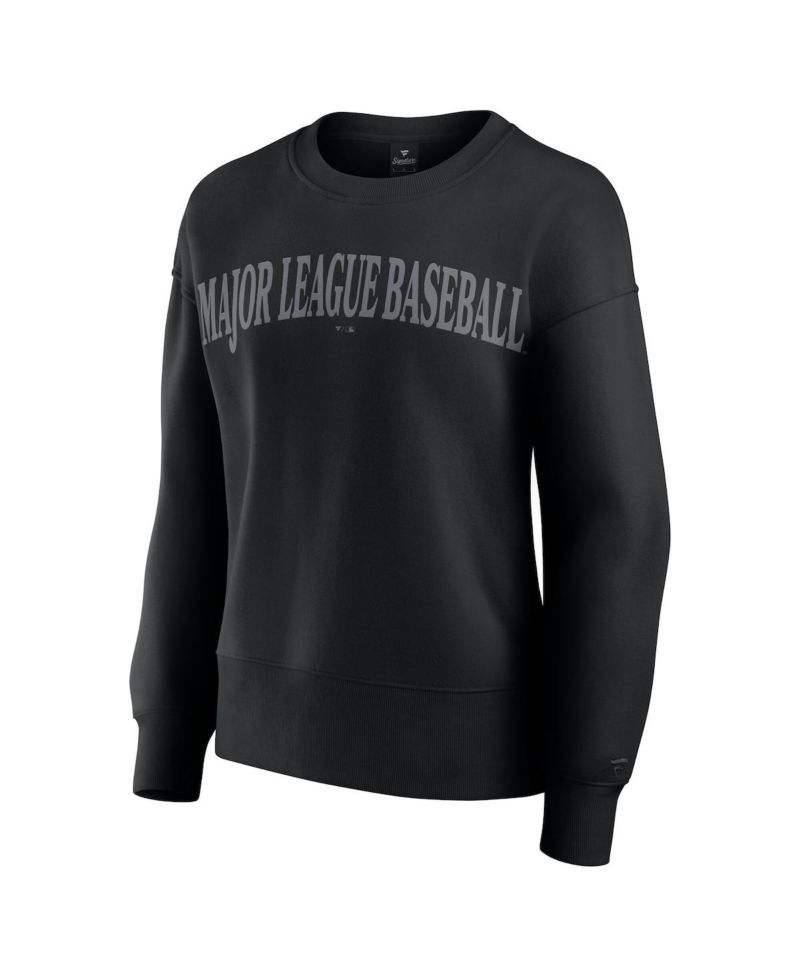 Women's Black MLB Elements Flow Pullover Sweatshirt