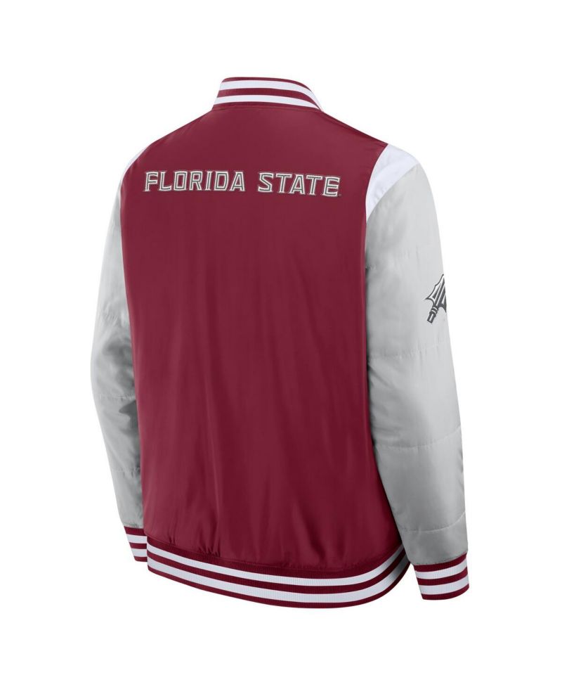 Men's Garnet Florida State Seminoles Elements Elite Full-Snap Jacket