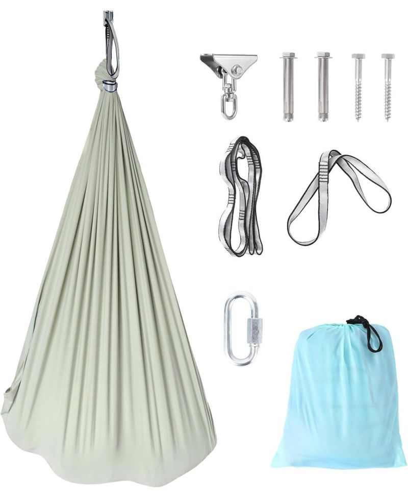 Sensory Swing Dual-Layer Therapy Swing for Autism, ADHD and Sensory Needs, Calming Hug Effect, 360degree(s) Swivel