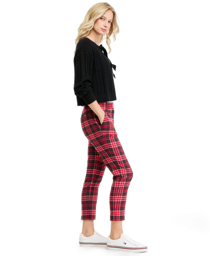 Women's Flannel Tailored Straight-Leg Pants