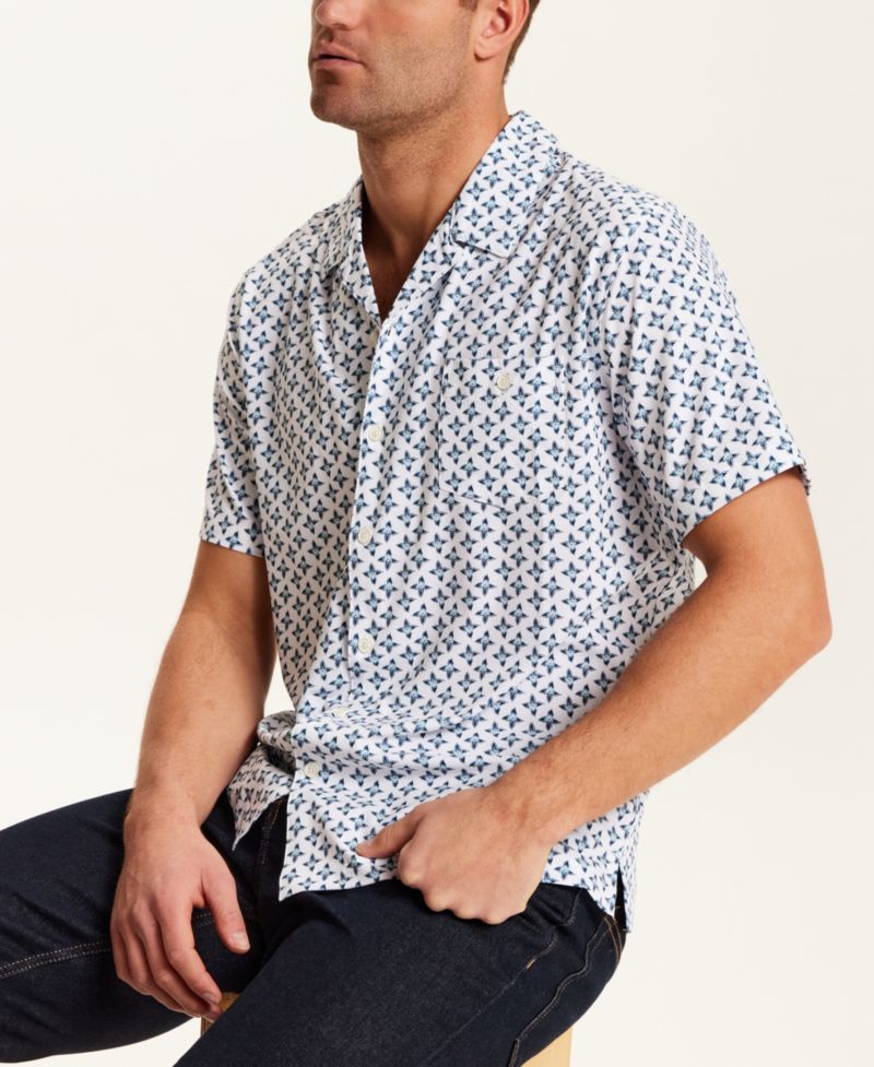 Men's Short-Sleeve Print Shirt