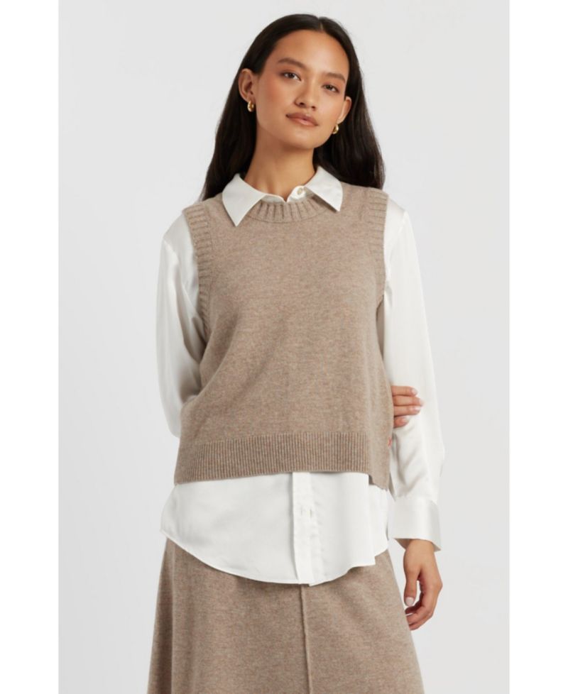 Women's Chinti and Parker Wool Cashmere Tank